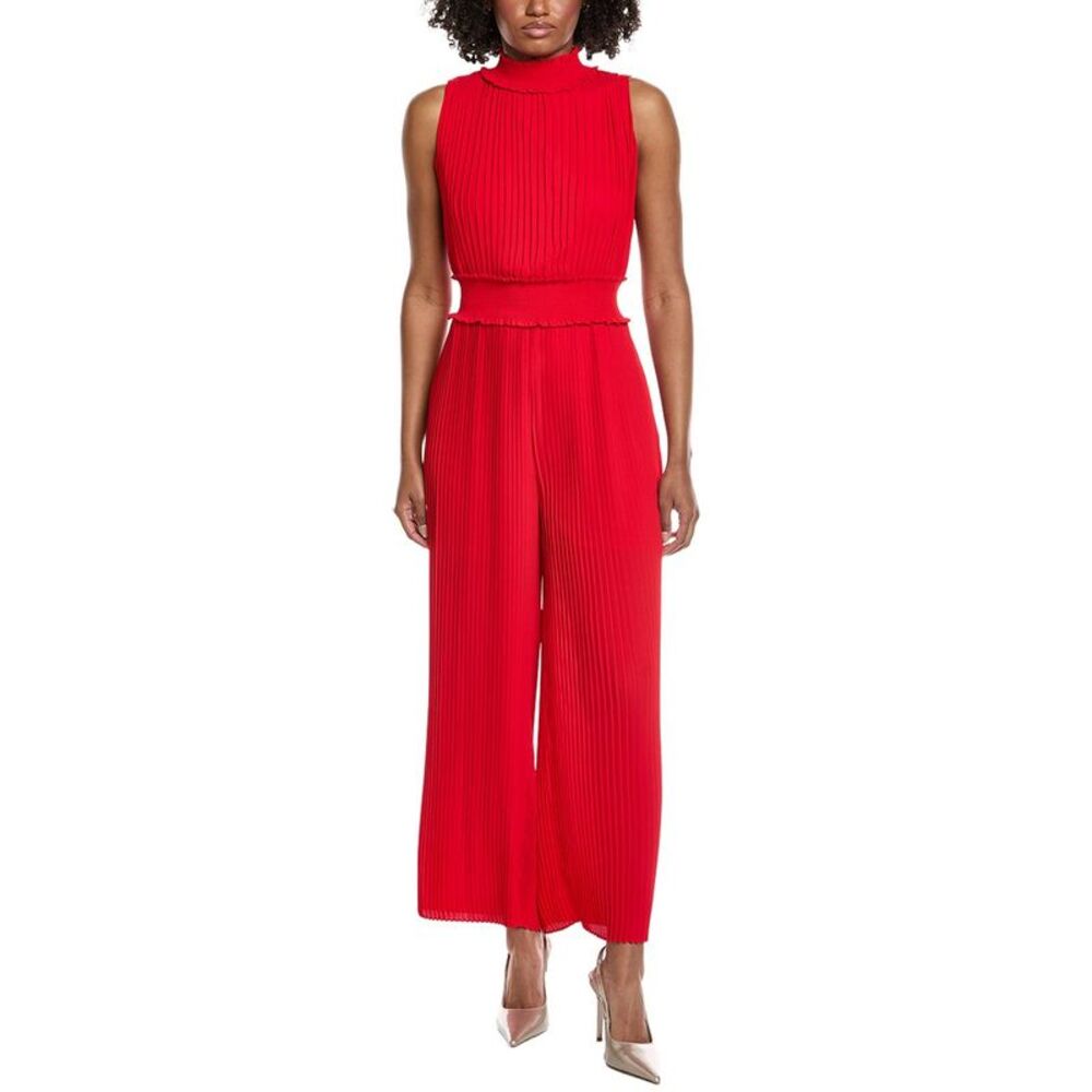 Nanette Nanette Lepore Womens  Pleated Maxi Dress, Red